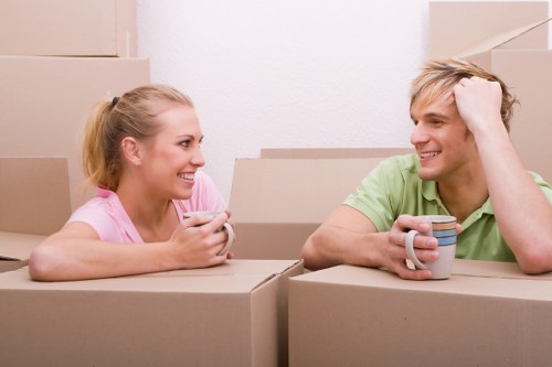 Professional removals van for Eelpieisland flat relocation