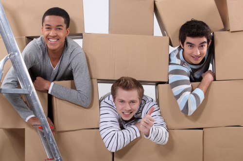 Manual handling and safe stacking practices in a storage unit