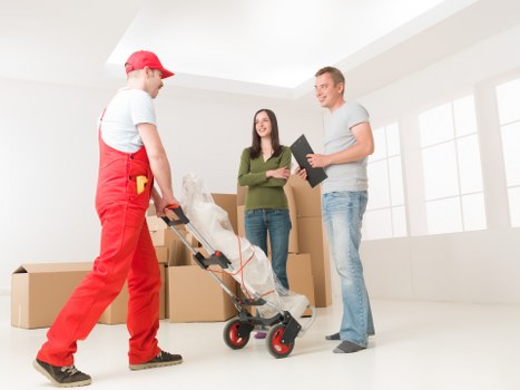 Maintenance work managed safely in a storage facility area