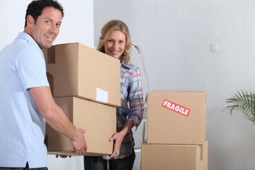 Customer booking and payment paperwork for storage service