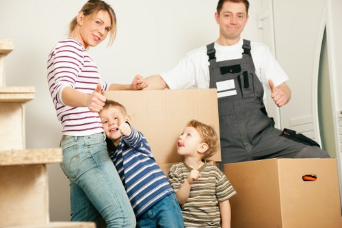 Secure storage environment with organized belongings